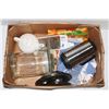 Image 1 : BOX OF ASSORTED KITCHEN ITEMS INCLUDING