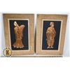 Image 1 : TWO ASIAN THEMED WALL ART PIECES