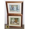 Image 1 : TWO MATCHING STYLE/ FRAME ART PRINTS