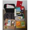 Image 1 : LOT OF ASSORTED ESTATE ITEMS INCL. TRASH CAN