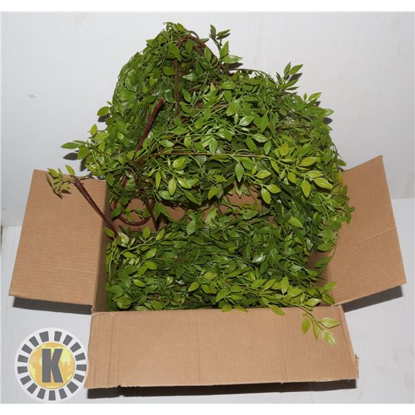 BOX OF ARTIFICIAL PLANT MATERIAL