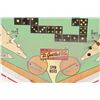 Image 16 : 1968 Wood Pinball Machine Playing Field "Domino"