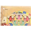 Image 2 : 1968 Wood Pinball Machine Playing Field "Domino"