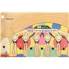 Image 7 : 1968 Wood Pinball Machine Playing Field "Domino"