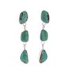 Image 1 : Navajo Cerrillos Turquoise Dangle Earring Set