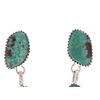 Image 4 : Navajo Cerrillos Turquoise Dangle Earring Set
