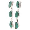 Image 5 : Navajo Cerrillos Turquoise Dangle Earring Set