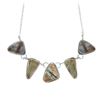 Image 1 : Navajo Tsosie Royston Ribbon Turquoise Necklace