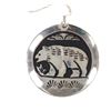 Image 2 : Navajo T&R Singer Sterling Silver Bear Earrings