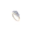 Image 2 : Elegant Women's 14K Gold & Multi-Diamond Ring