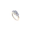 Image 2 : Elegant Women's 14K Gold & Multi-Diamond Ring