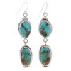 Image 1 : H. Tsosie (Navajo Dine) Royston Turquoise Earrings