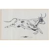 Image 1 : Edward Borein (1872–1945) Running Bull To Right