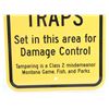 Image 10 : Montana Game, Fish, & Parks Bear Trap Sign