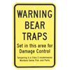 Image 1 : Montana Game, Fish, & Parks Bear Trap Sign