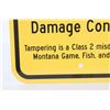 Image 3 : Montana Game, Fish, & Parks Bear Trap Sign