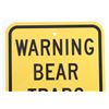 Image 8 : Montana Game, Fish, & Parks Bear Trap Sign