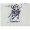 Image 3 : Edward Borein (1872–1945) Bulls & Rider Original