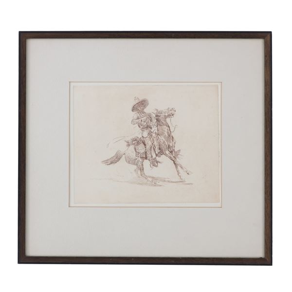 Edward Borein (1872–1945) Noontime in Taos