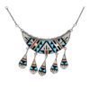 Image 1 : Zuni Bernadette Boone Multi-Stone Inlaid Necklace