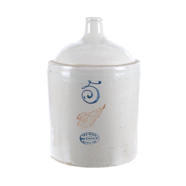 Red Wing 5 Gallon Salt Glazed Jug