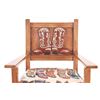 Image 2 : Montana Custom Cowboy Rodeo Designed Chair