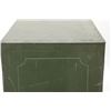 Image 11 : Early To Mid 1900s Green Metal Locking Safe Box