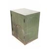 Image 1 : Early To Mid 1900s Green Metal Locking Safe Box