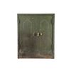 Image 3 : Early To Mid 1900s Green Metal Locking Safe Box