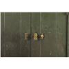Image 5 : Early To Mid 1900s Green Metal Locking Safe Box