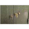 Image 7 : Early To Mid 1900s Green Metal Locking Safe Box