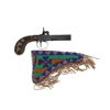 Image 1 : Plains Beaded Sheath & 19th Century Tacked Pistol