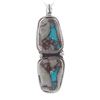 Image 3 : Navajo R. Sam Blue Gem & Agate Sterling Necklace