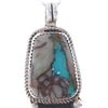 Image 5 : Navajo R. Sam Blue Gem & Agate Sterling Necklace