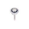 Image 4 : Opulent Sapphire VS2 Diamond & Platinum Ring