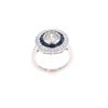 Image 6 : Opulent Sapphire VS2 Diamond & Platinum Ring
