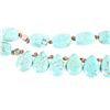 Image 10 : Triple Strand Turquoise Sterling Silver Necklace
