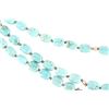 Image 4 : Triple Strand Turquoise Sterling Silver Necklace