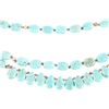 Image 5 : Triple Strand Turquoise Sterling Silver Necklace