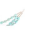 Image 7 : Triple Strand Turquoise Sterling Silver Necklace