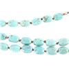 Image 9 : Triple Strand Turquoise Sterling Silver Necklace