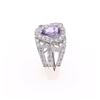 Image 7 : Art Deco Sapphire Diamond & Platinum Ring