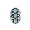 Image 1 : Navajo R Sam Nevada Blue Turquoise & Sterling Ring