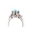 Image 5 : Art Deco Sterling Silver Turquoise & Beaded Ring