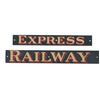 Image 1 : 1930s Railway Express Agency Porcelain Enamel Sign