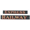 Image 2 : 1930s Railway Express Agency Porcelain Enamel Sign