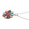 Image 3 : Navajo Joe Tom Sterling Silver Multistone Necklace