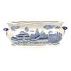 Image 2 : Blue & White Chinoiserie Porcelain Foot Bath Basin