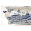 Image 5 : Blue & White Chinoiserie Porcelain Foot Bath Basin