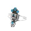 Image 9 : Doris Smallcanyon (Navajo / Dine) Kachina Bracelet